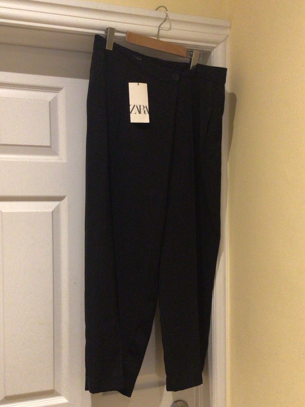Wrap Front Zara Black Pants